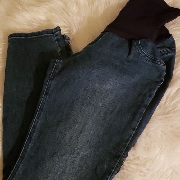 Indigo Blue Denim - Maternity Jeans